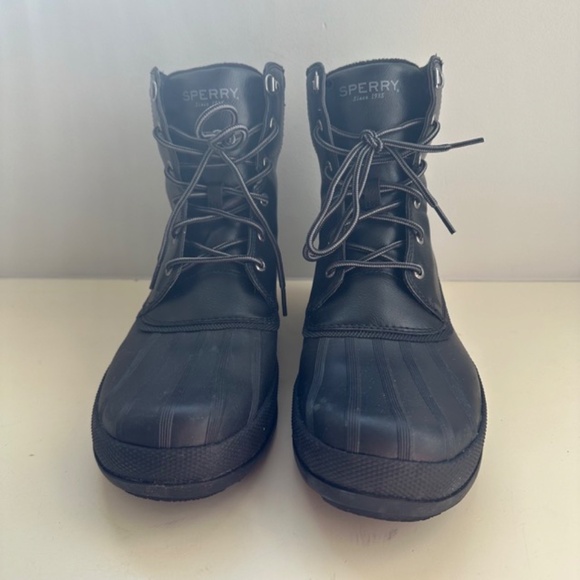 Sperry Cold Bay Thinsulate Duck Boot - All Black - US 12 NWOT - Picture 4 of 14